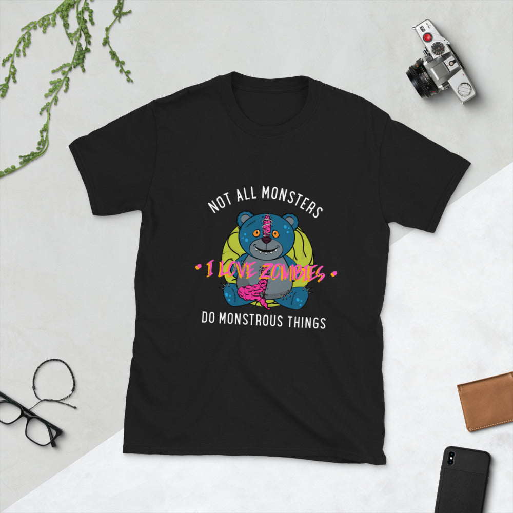 Not all Monster Do Monstrous-Things Short-Sleeve Unisex T-Shirt