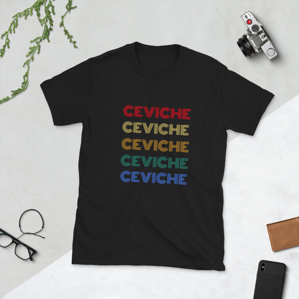 Ceviche Food-foodie Chef Design- Short-Sleeve Unisex T-Shirt
