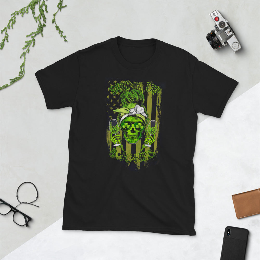 Drink Up B*itches- Saint Patrick's 20201 Short-Sleeve Unisex T-Shirt