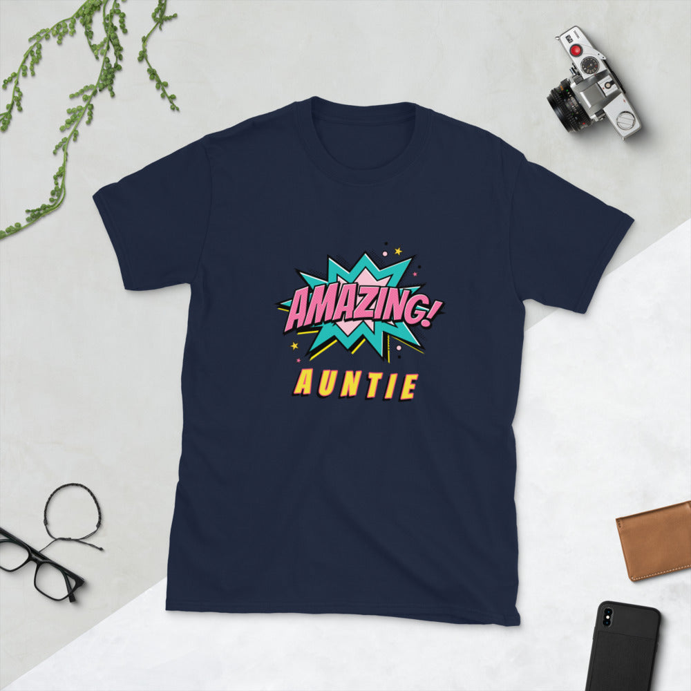 Amazing Auntie Short-Sleeve Unisex T-Shirt